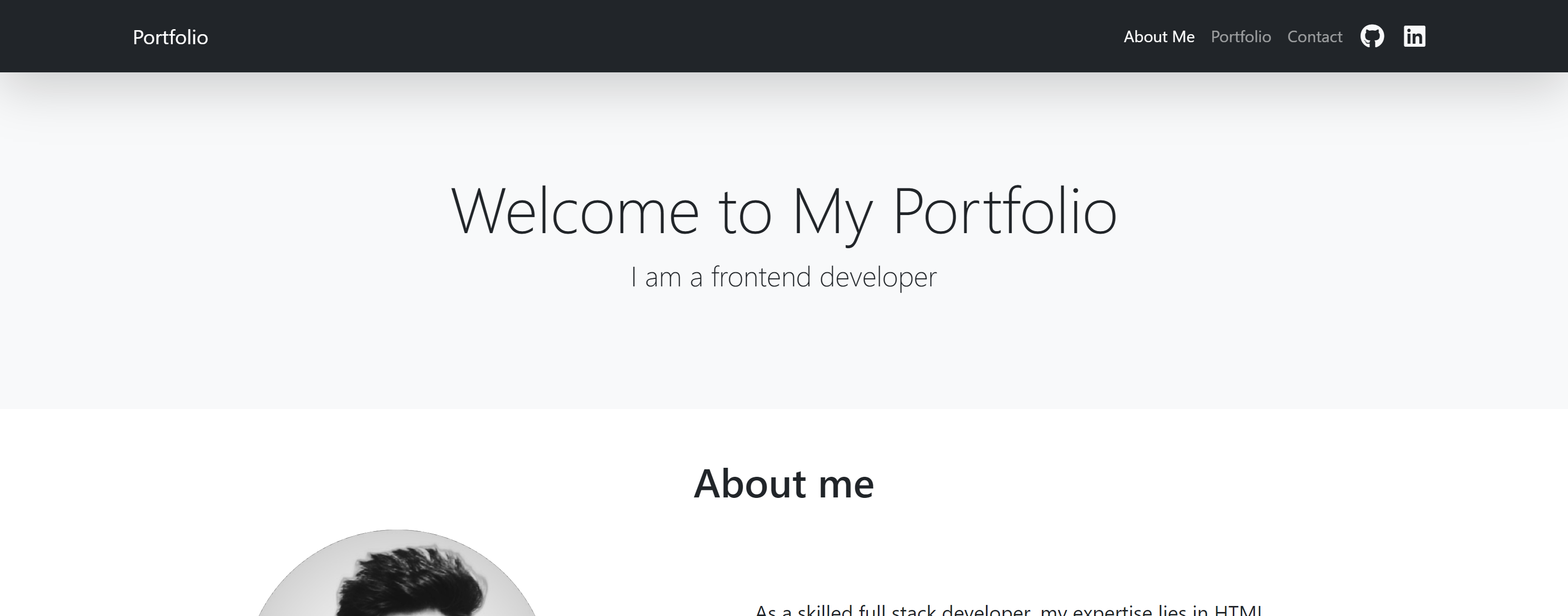 Project 1 Bootstrap Portfolio